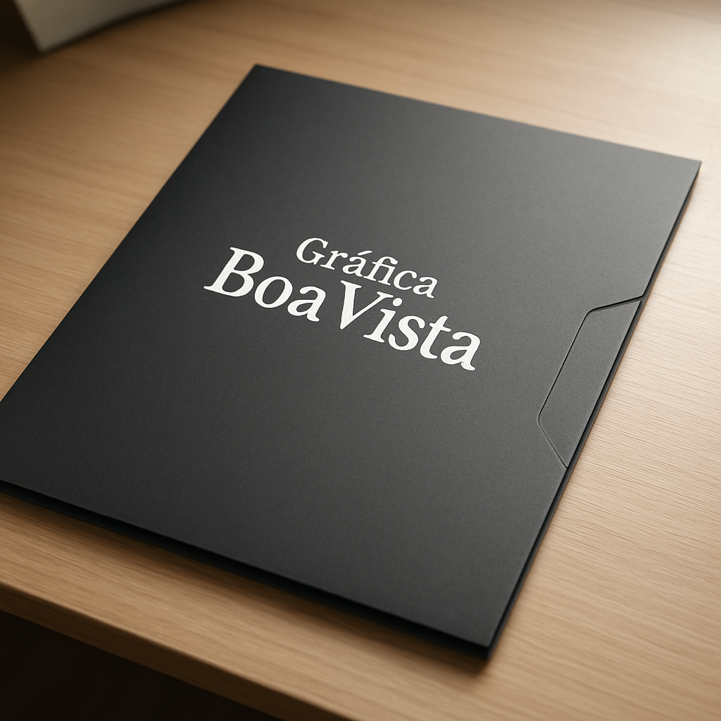Pastas personalizadas para clínicas e consultórios com acabamento profissional
