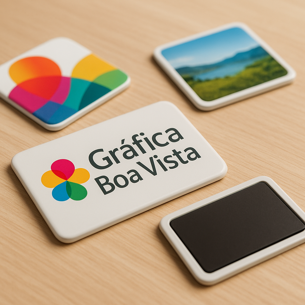 Ímãs de geladeira personalizados em Curitiba com acabamento profissional