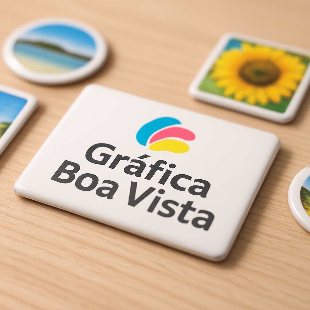 Ímãs de geladeira personalizados em Curitiba com acabamento profissional