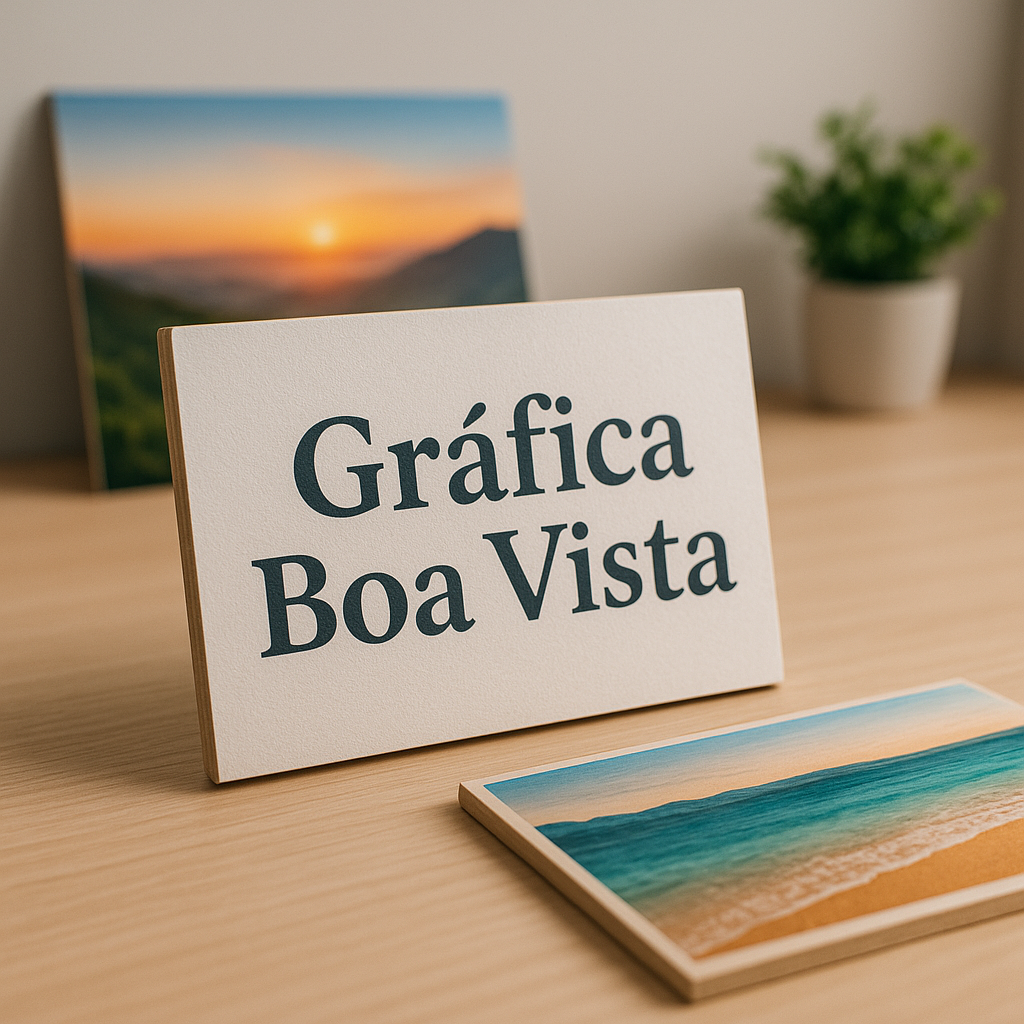 Quadros MDF personalizados em uma gráfica em Curitiba, com acabamento profissional