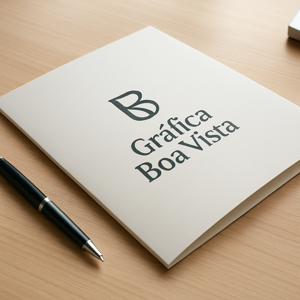 Pasta personalizada produzida em gráfica profissional em Curitiba