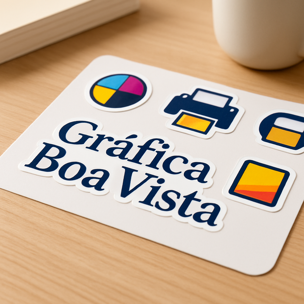 Clínica moderna com adesivos vinil em portas e vidros, ambiente limpo e profissional