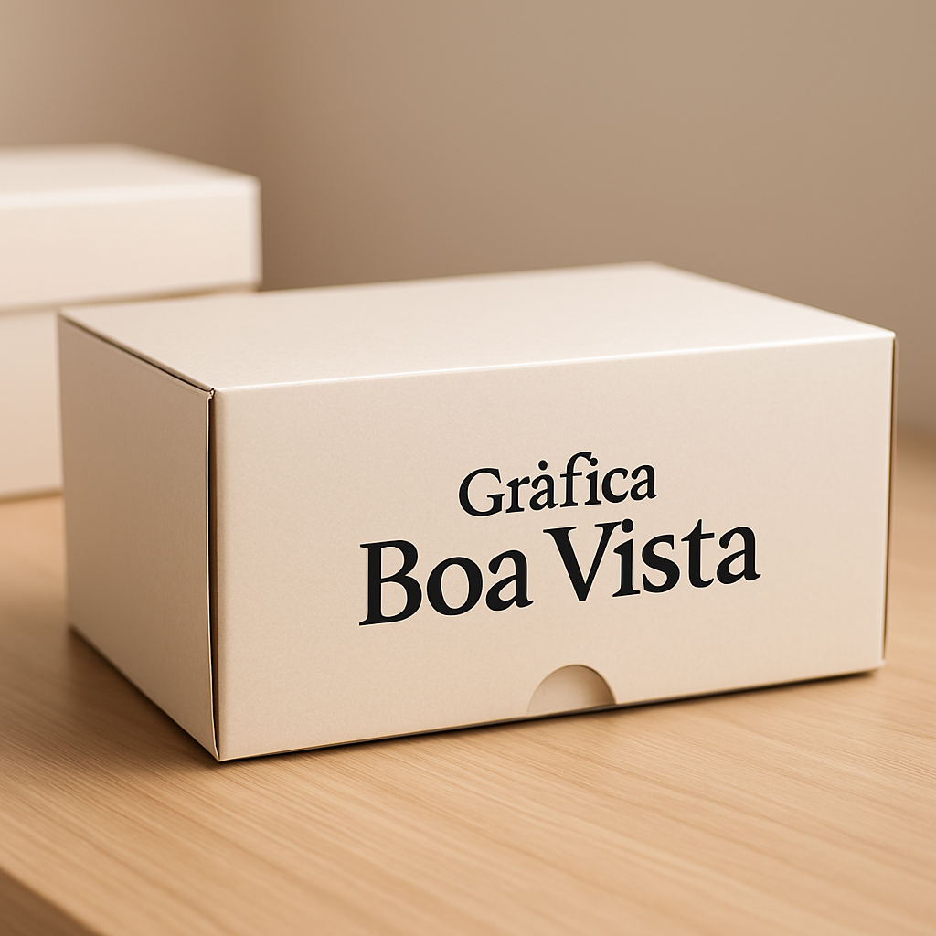 Caixas para bolo personalizadas em uma gráfica de Curitiba, com amostras de embalagens prontas para compra