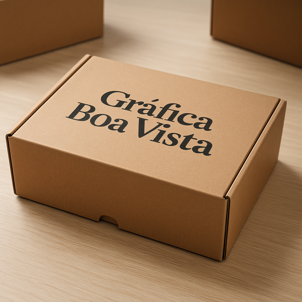 Caixa para delivery personalizada para clínicas e consultórios em ambiente de estúdio