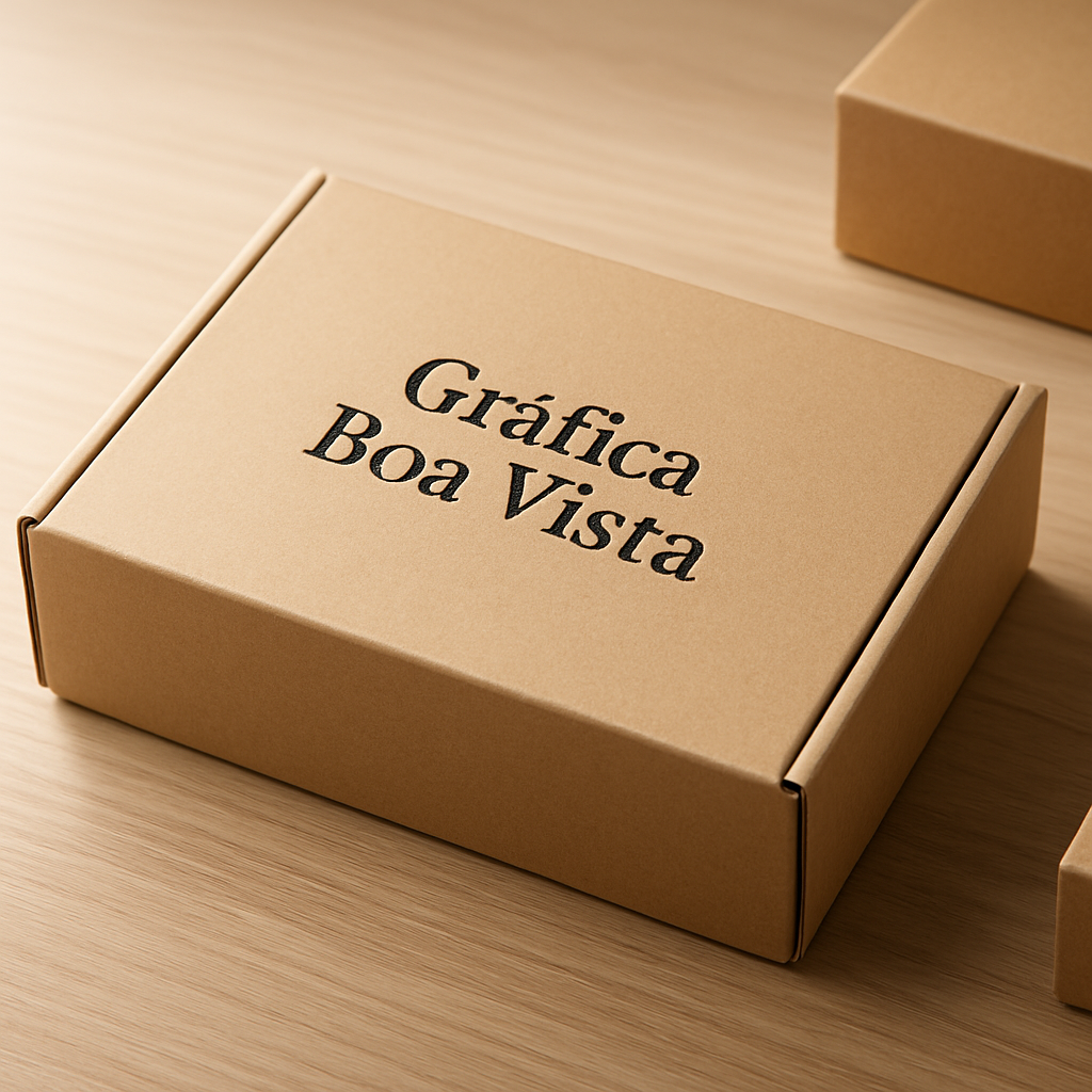 Caixas para presente personalizadas em uma gráfica em Curitiba, com acabamento profissional