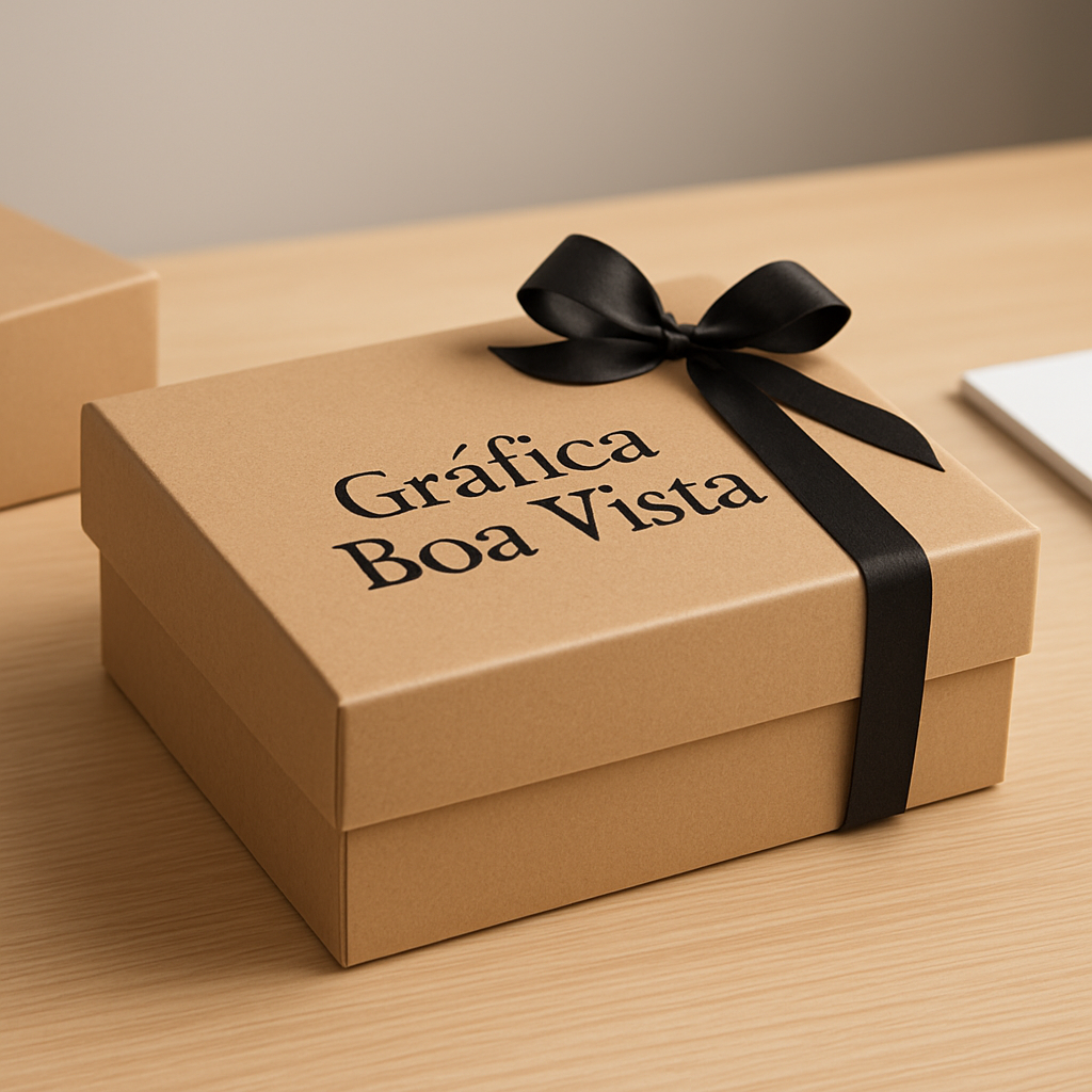 Caixas para presente personalizadas para clínicas e consultórios em ambiente profissional
