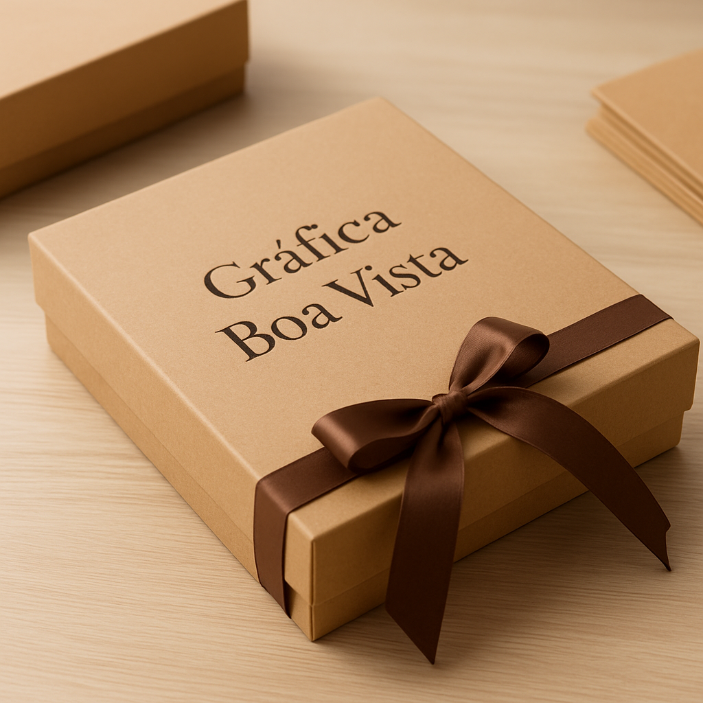 Caixas para presente personalizadas para clínicas e consultórios em ambiente profissional