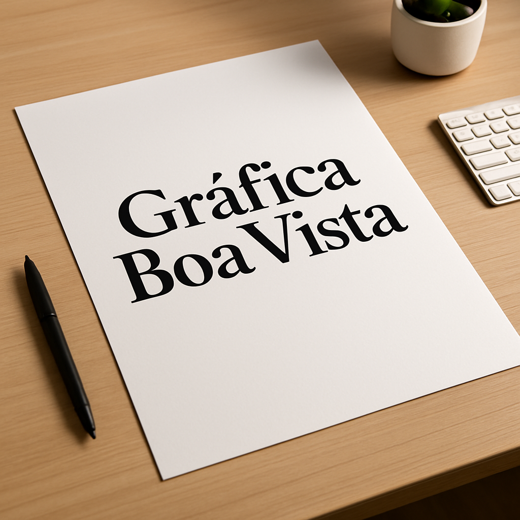 Cartaz A2 sendo avaliado em gráfica profissional em Curitiba