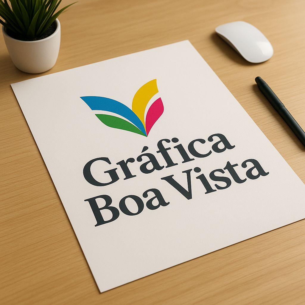 Cartaz A3 em produção em uma gráfica de Curitiba, com foco em qualidade de impressão e acabamento