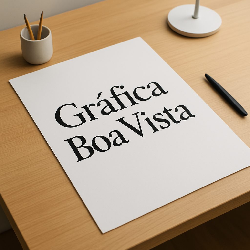 Cartaz A3 em produção em uma gráfica de Curitiba, com foco em qualidade de impressão e acabamento