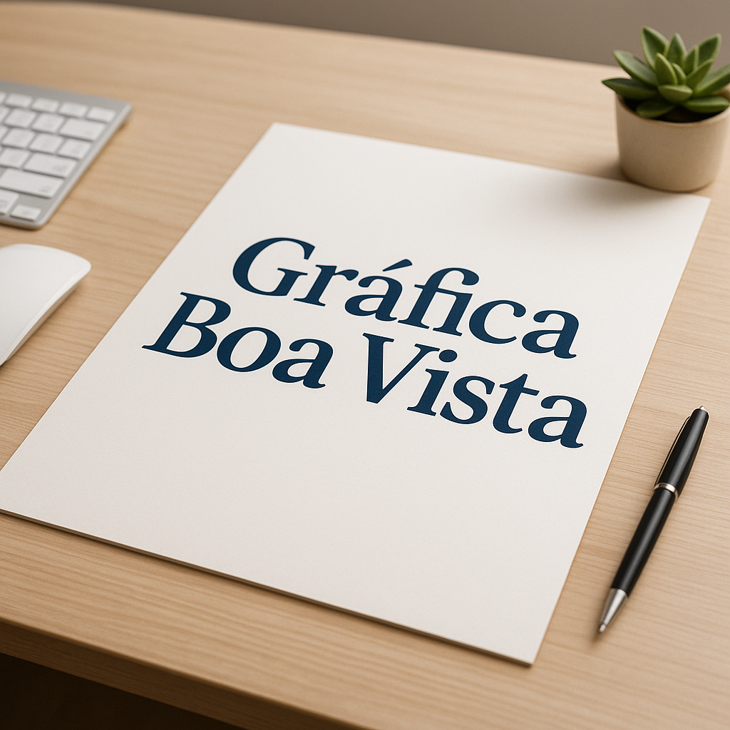 Cartazes A3 impressos em ambiente de gráfica em Curitiba, mostrando acabamento profissional