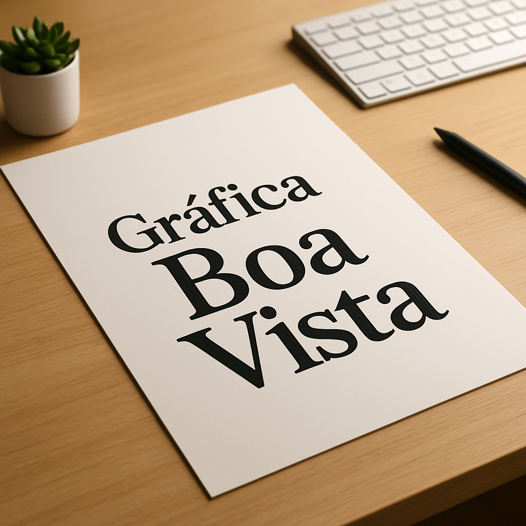 Cartazes A3 impressos em ambiente de gráfica em Curitiba, mostrando acabamento profissional