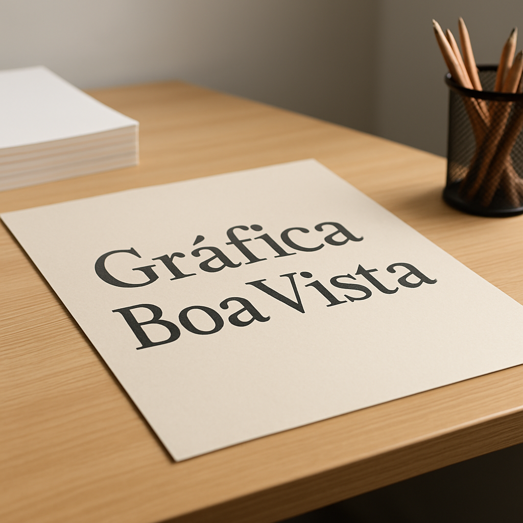 Cartazes impressos em ambiente de gráfica profissional em Curitiba