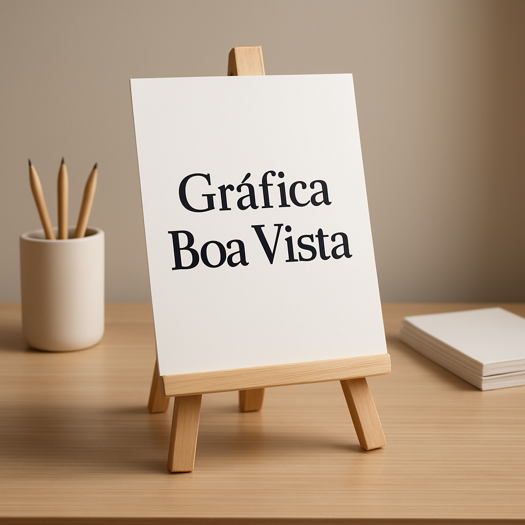 Cavalete em frente a clínica com visual profissional e informativo