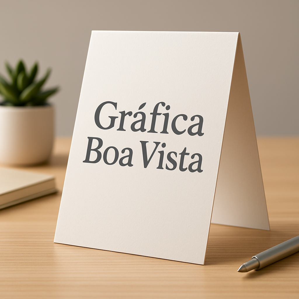 Cavalete de comunicação visual em frente a uma loja, com aparência profissional e uso comercial