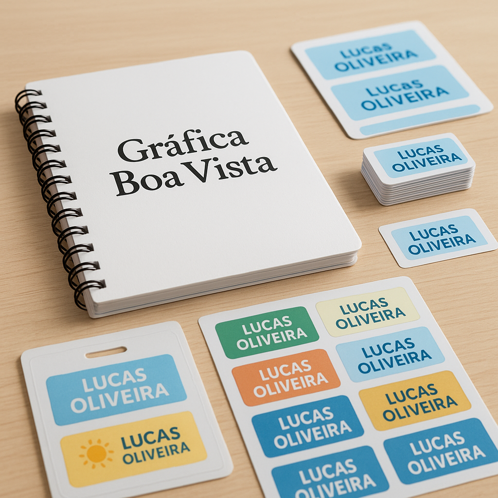 Combo de etiquetas para clínica e consultório com visual profissional e acabamento impermeável