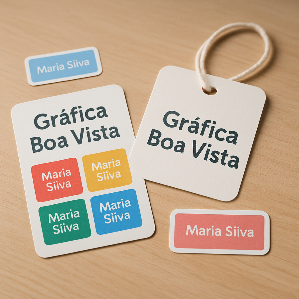 Combo de etiquetas para clínica e consultório com visual profissional e acabamento impermeável