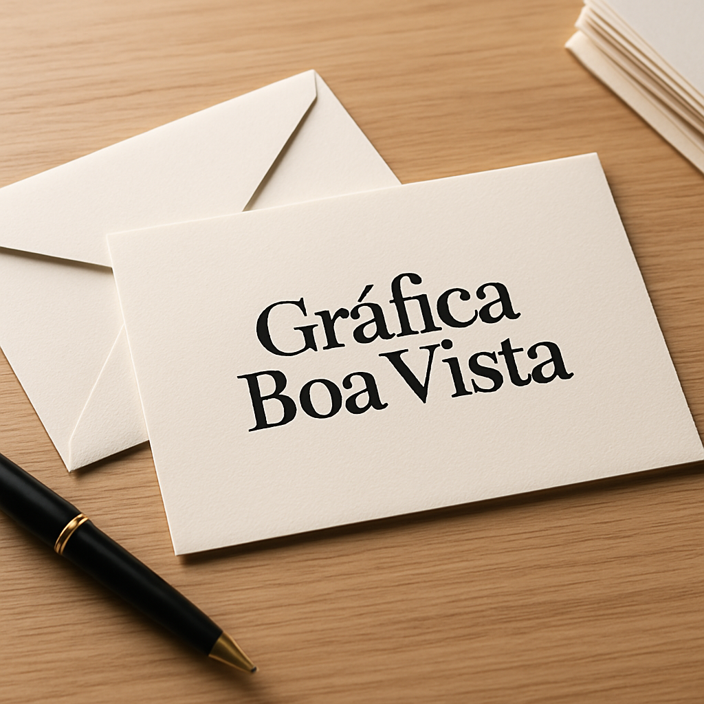 Convite de formatura elegante sobre uma mesa, com estilo profissional e visual comemorativo