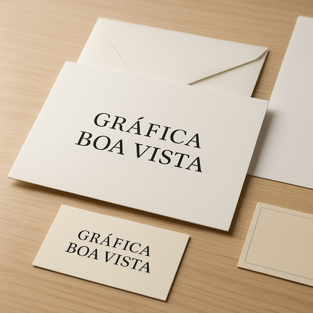 Convite impresso para clínicas e consultórios em papel sofisticado, com visual profissional e acabamento elegante