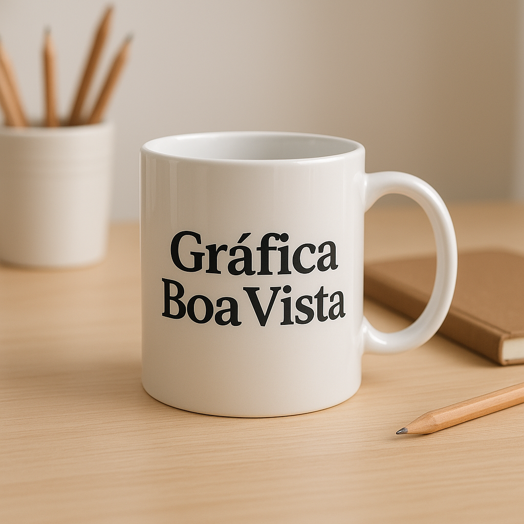 Copo personalizado em ambiente de estúdio, com visual profissional e foco em brinde para eventos
