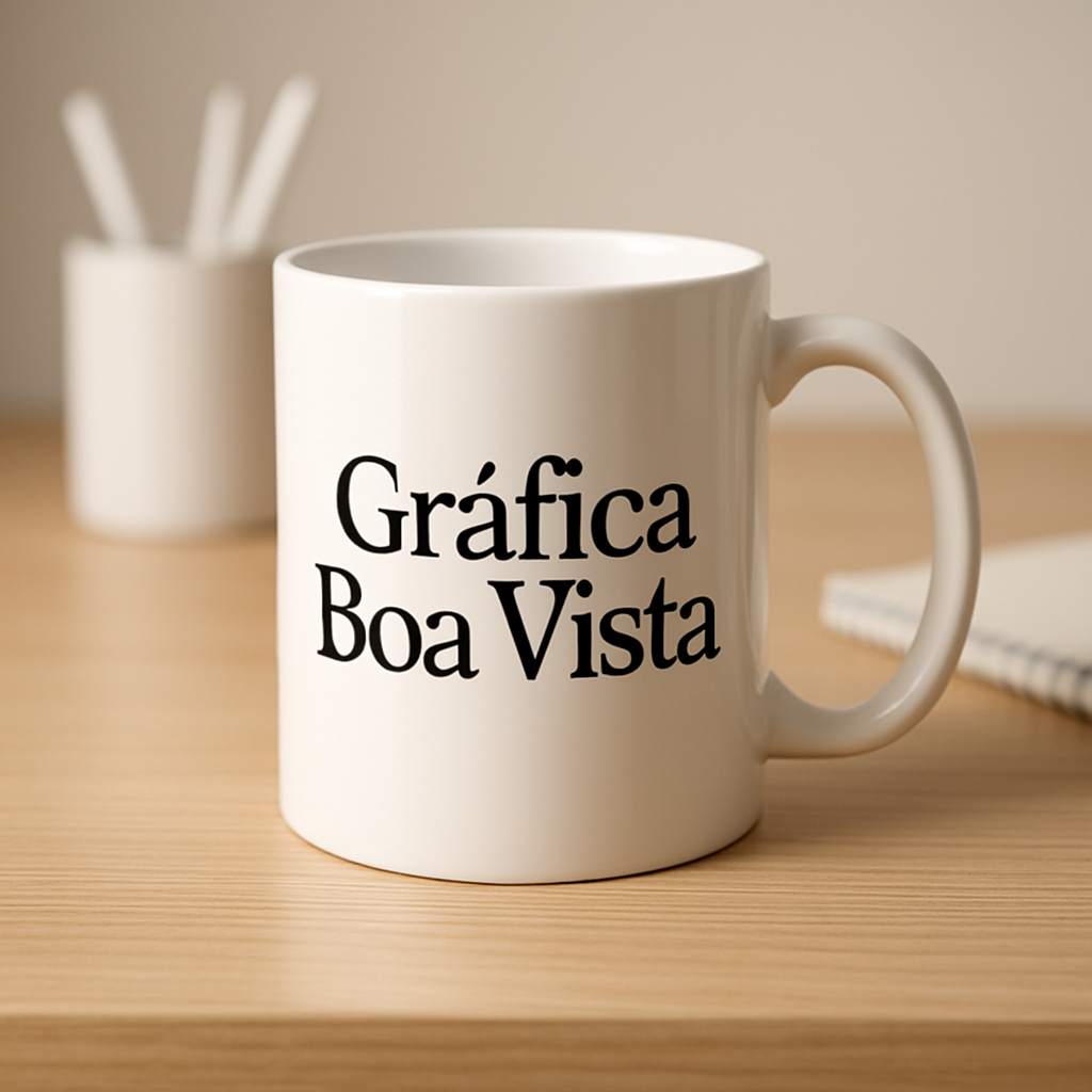 Copo personalizado em ambiente de estúdio, com visual profissional e foco em brinde para eventos