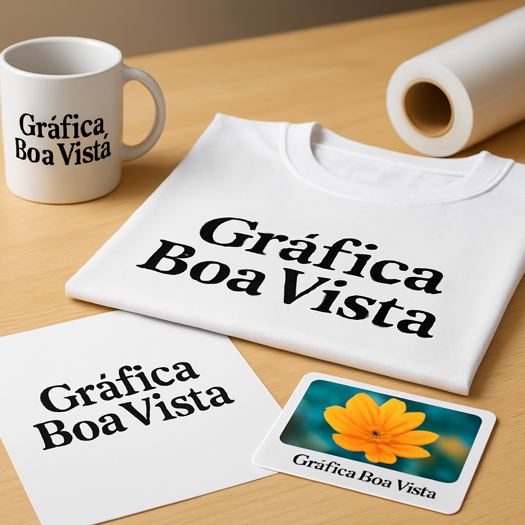 DTF UV em Curitiba: folhas de transferência UV DTF em uma gráfica profissional