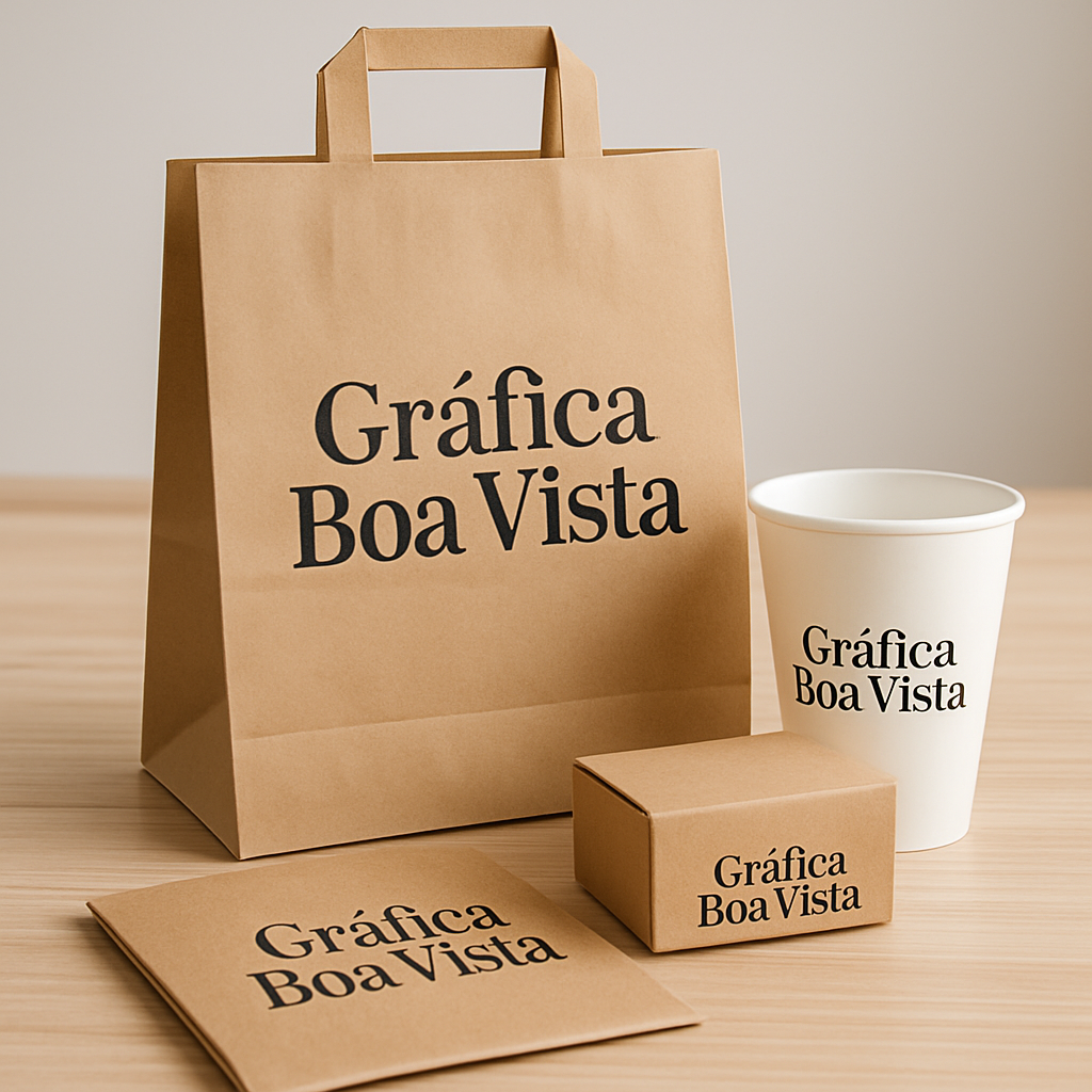 Embalagens para delivery personalizadas em Curitiba em uma gráfica profissional