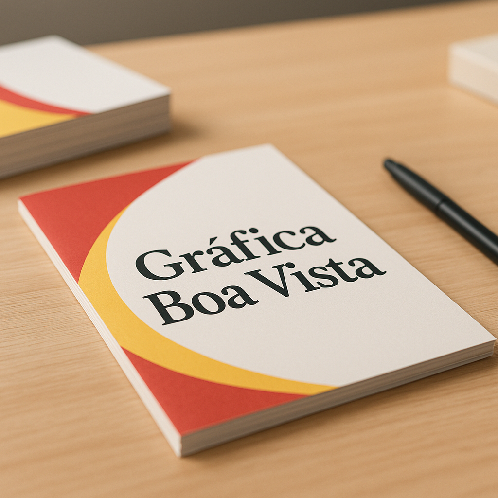 Folheto impresso para clínica e consultório em ambiente de gráfica profissional