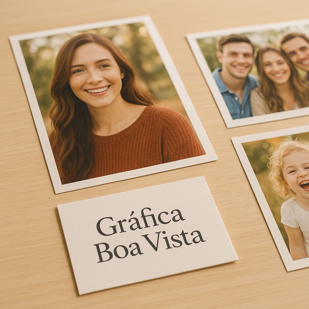 Foto polaroid em clínica e consultório com decoração clean e profissional na recepção