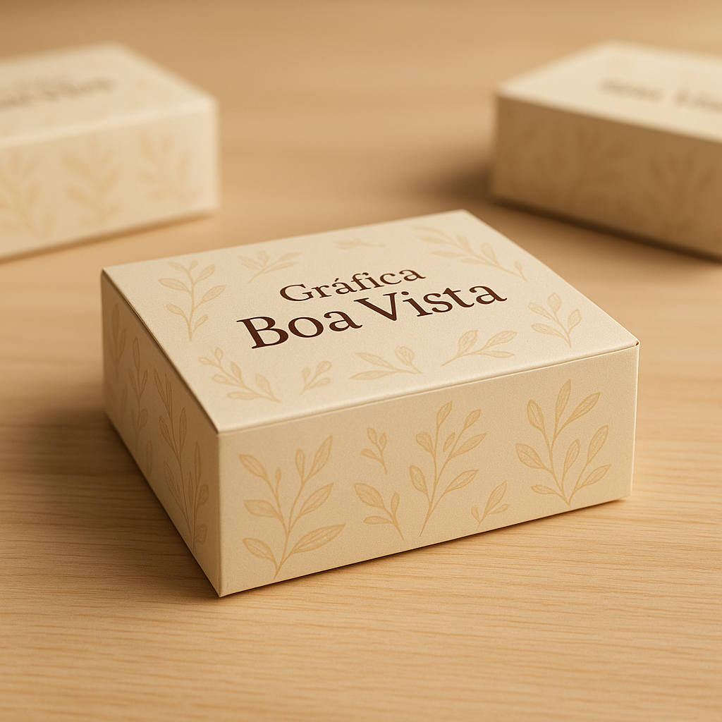 Caixa para doces personalizada em Curitiba, com visual elegante e acabamento profissional
