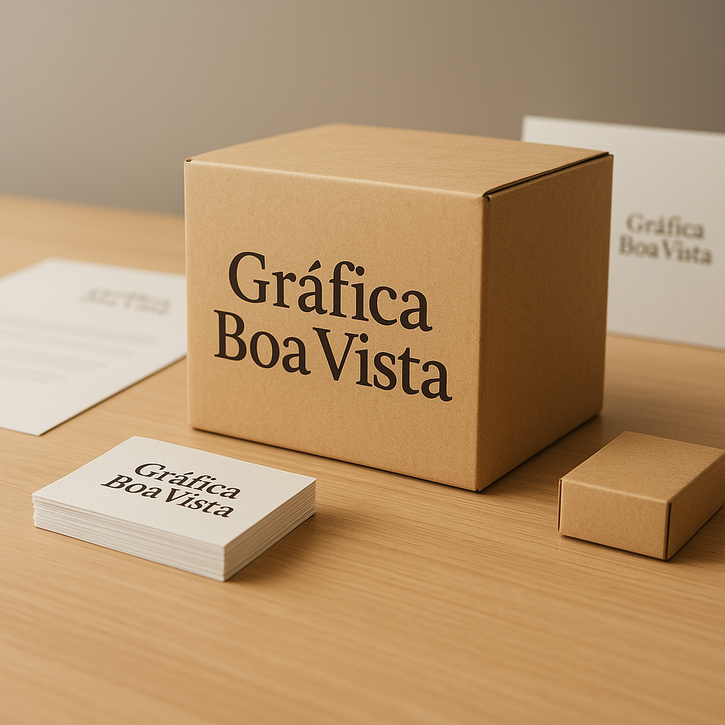 Caixas personalizadas produzidas em gráfica de Curitiba com acabamento profissional