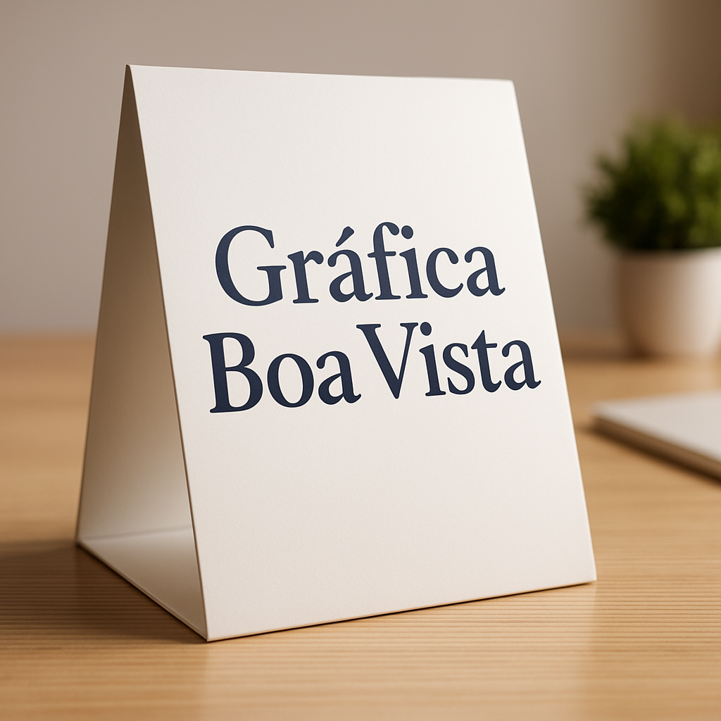 Cavalete personalizado em Curitiba em ambiente comercial, com estrutura de madeira e visual profissional