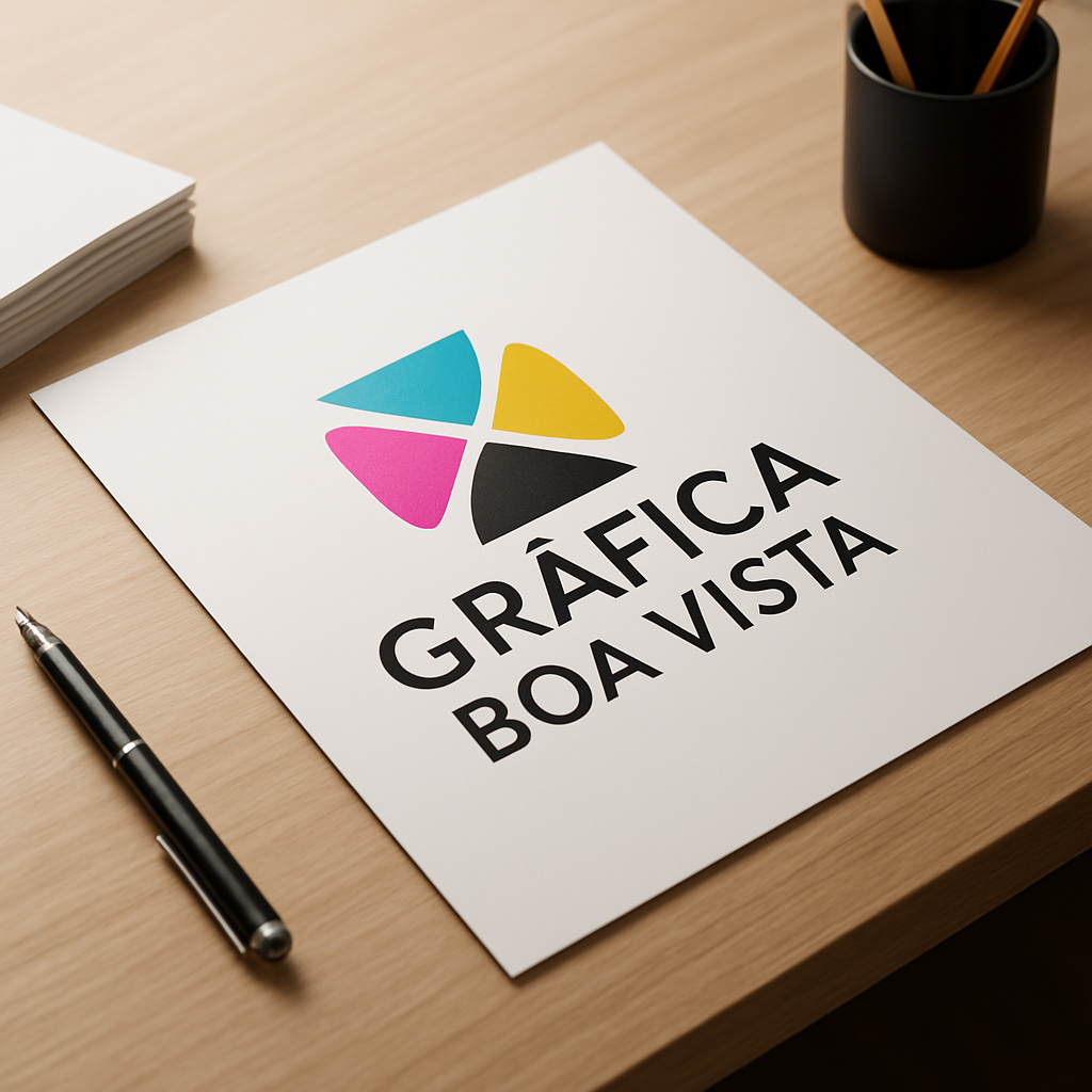 Cartaz sendo conferido em uma gráfica em Curitiba antes da impressão