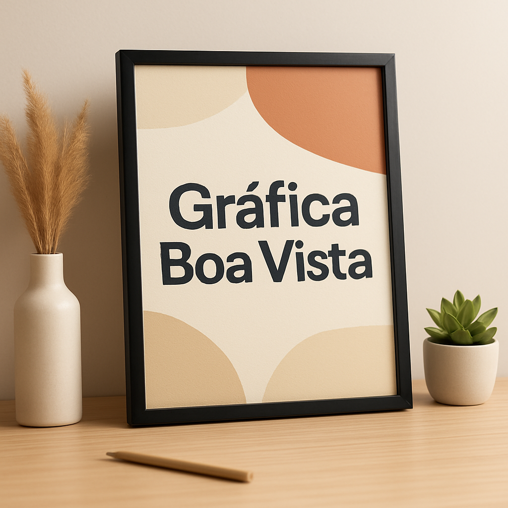 Pôsteres decorativos em diferentes tamanhos e acabamentos em uma gráfica profissional em Curitiba