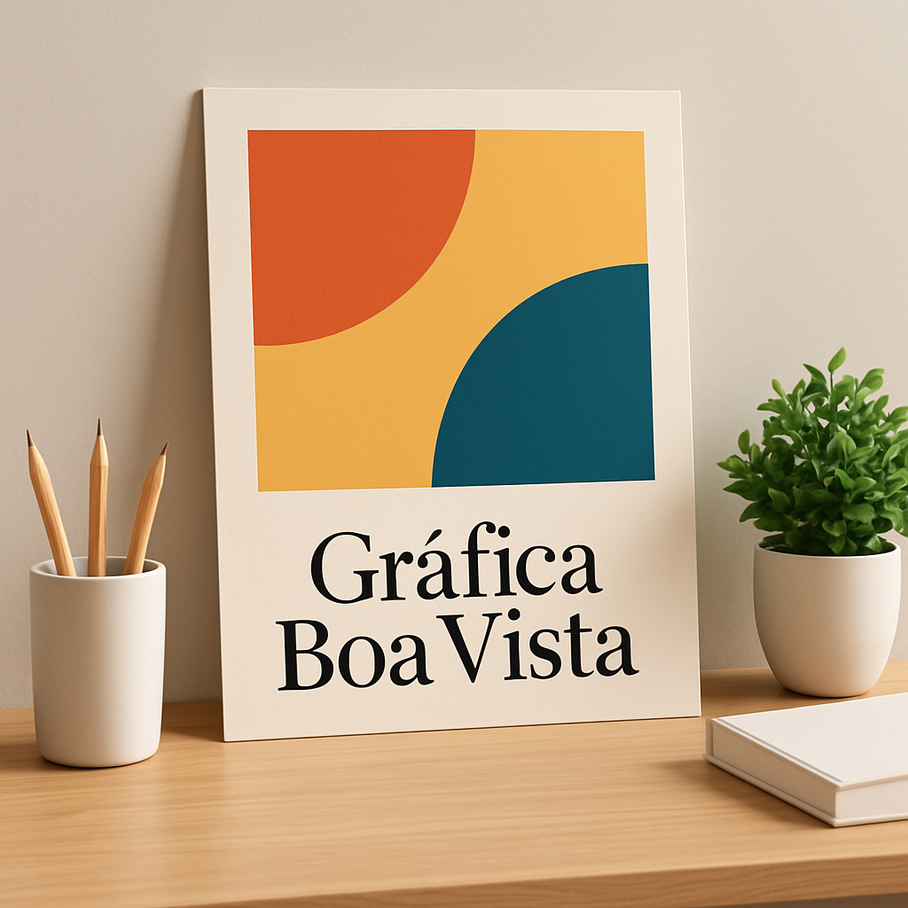 Pôsteres decorativos em diferentes tamanhos e acabamentos em uma gráfica profissional em Curitiba