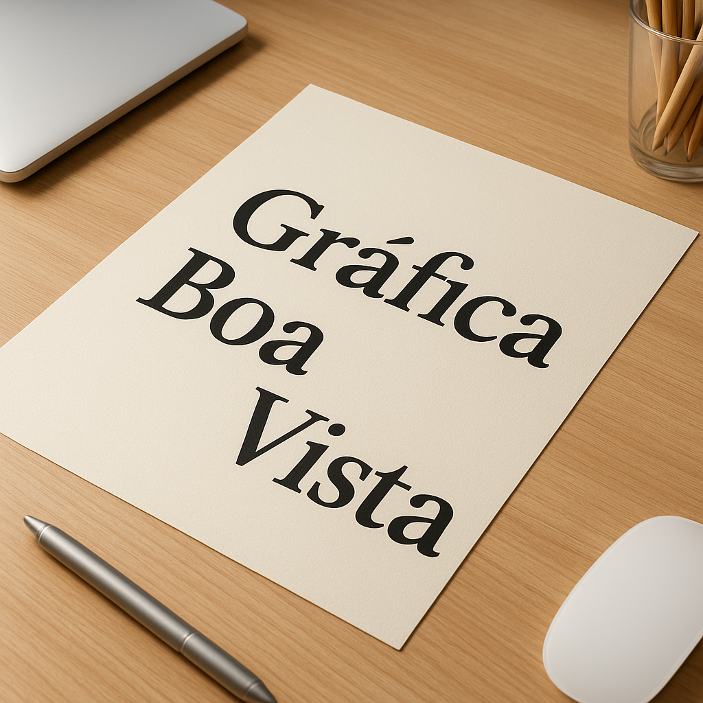 Pôster impresso em ambiente de gráfica profissional em Curitiba