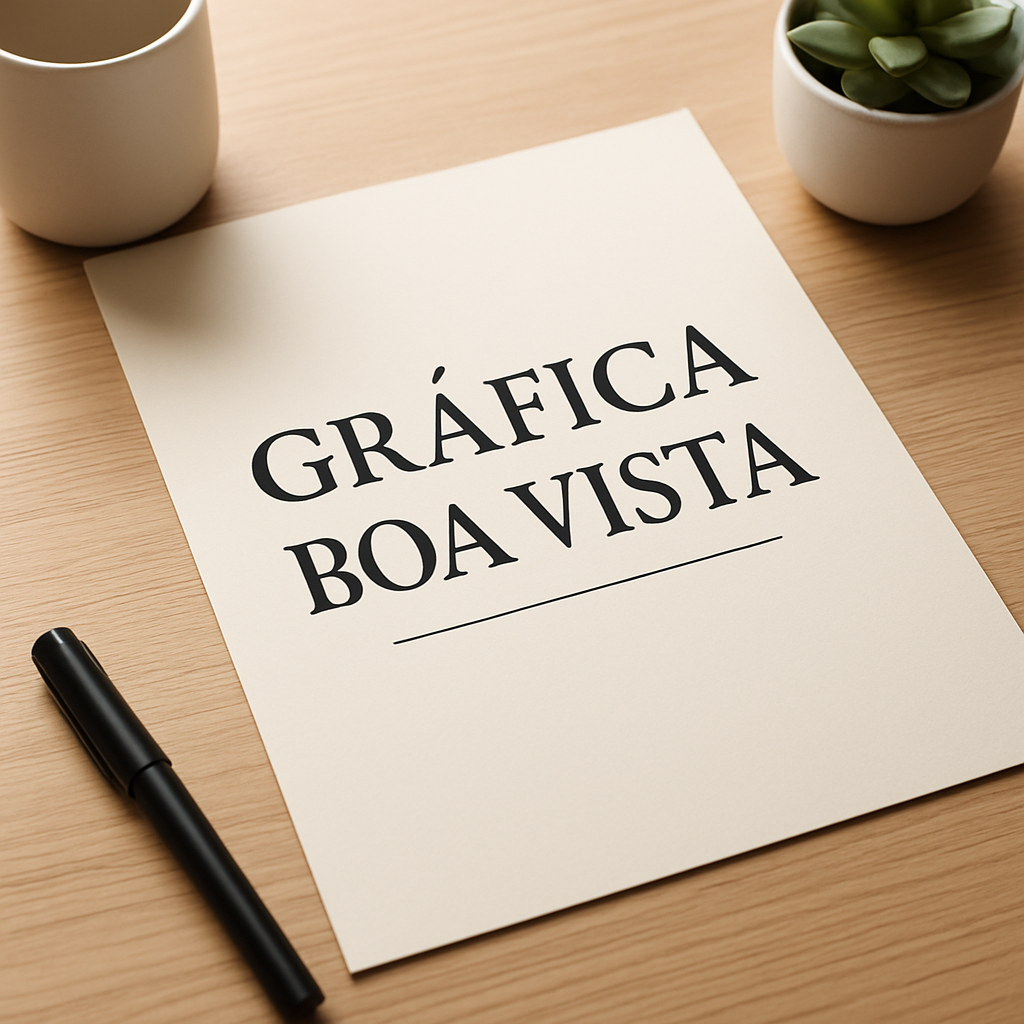 Pôster impresso em ambiente de gráfica profissional em Curitiba