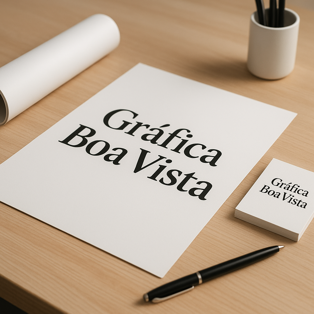 Cartaz para clínica e consultório em ambiente médico moderno, com visual limpo e profissional em Curitiba