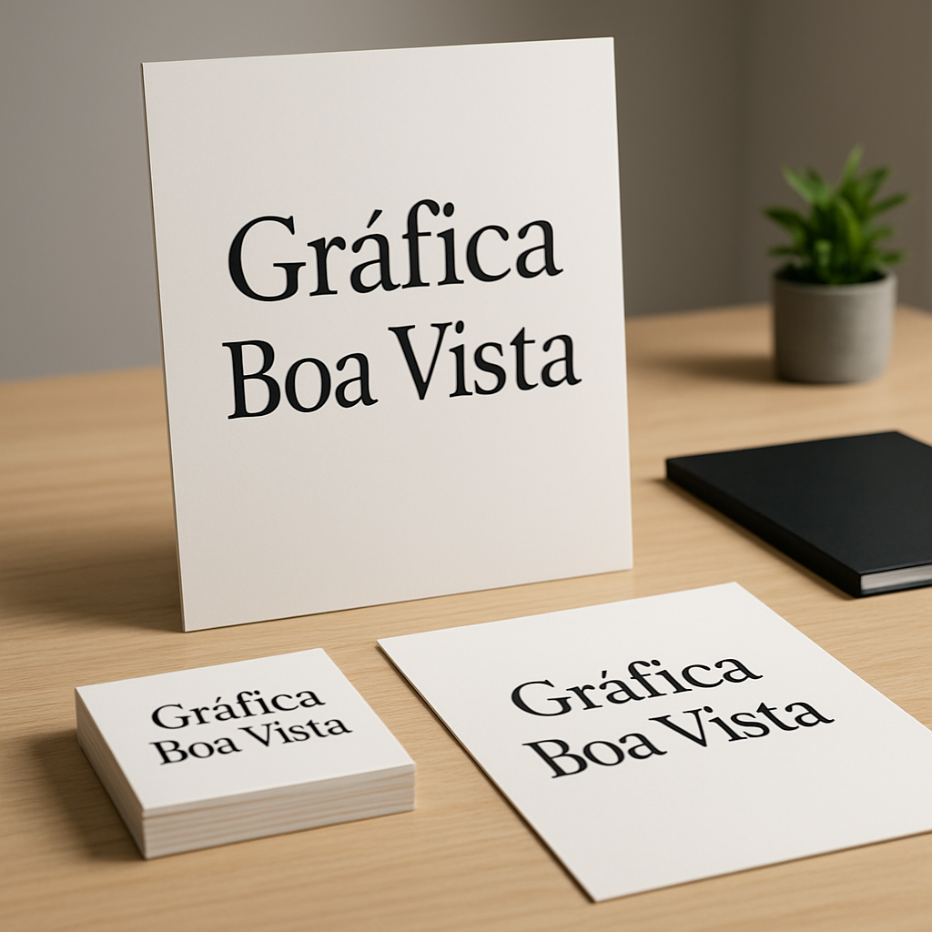 Cartaz para clínica e consultório em ambiente médico moderno, com visual limpo e profissional em Curitiba