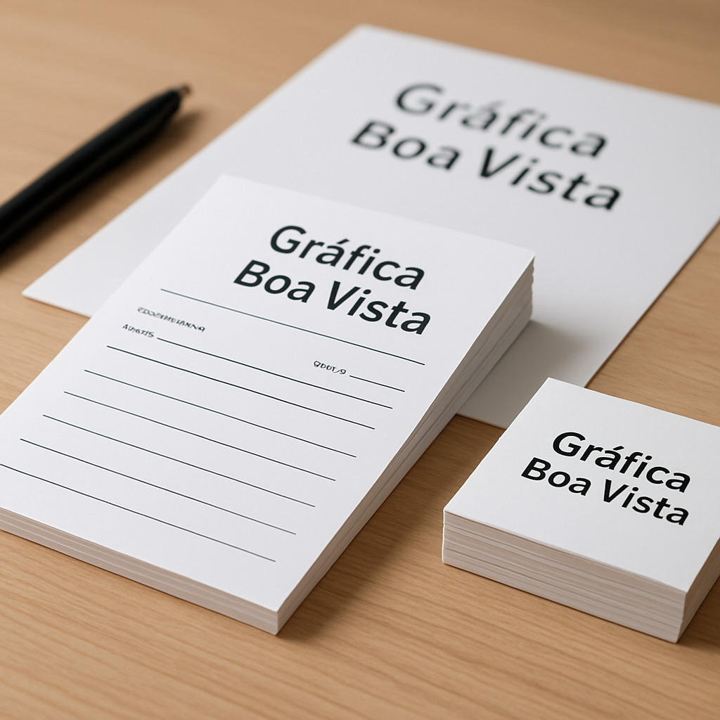Comandas personalizadas em uma recepção de clínica, com visual profissional e organização de atendimento.