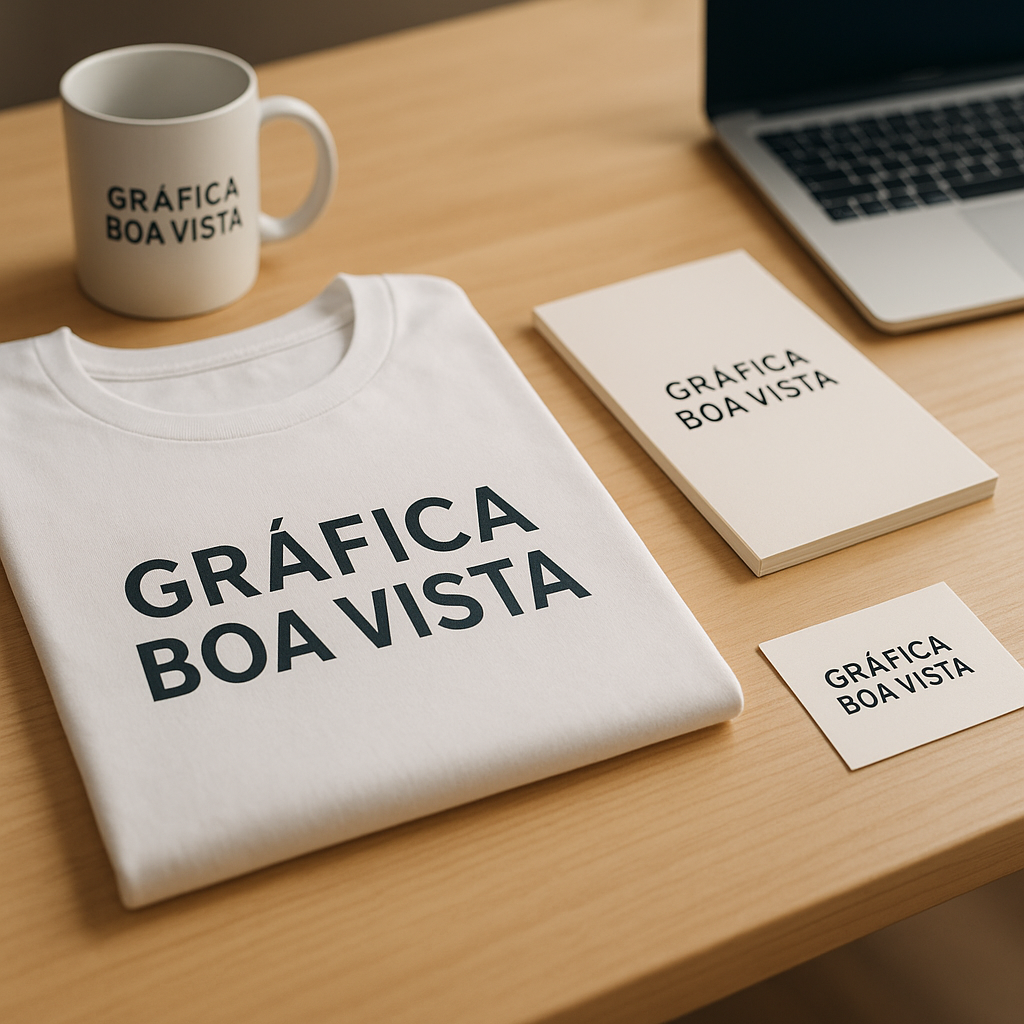 Imagem de clínica moderna com amostra de DTF UV e comunicação visual profissional em ambiente de recepção