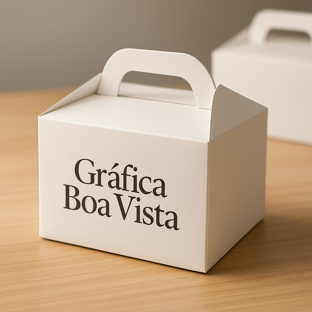Caixas para bolo personalizadas em uma gráfica em Curitiba, prontas para orçamento e produção