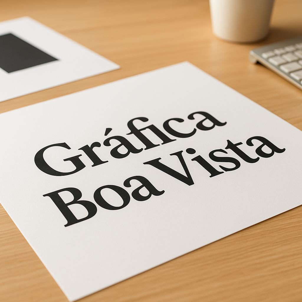 Gráfica em Curitiba produzindo cartaz em ambiente profissional, com foco no processo de impressão