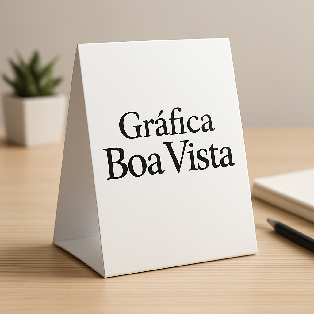 Cavaletes de propaganda em madeira e ferro prontos para entrega na Gráfica Boa Vista em Curitiba