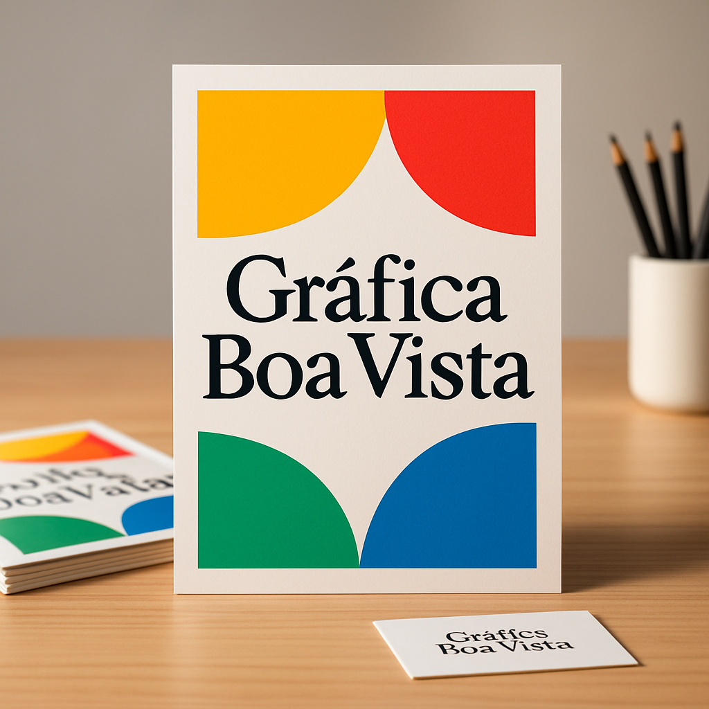 Cartaz promocional em clínica moderna, destacando comunicação visual na recepção