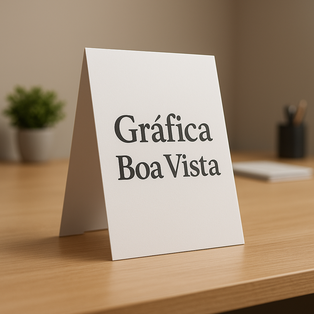 Cavalete na entrada de uma clínica, usado para orientar pacientes e destacar informações de atendimento