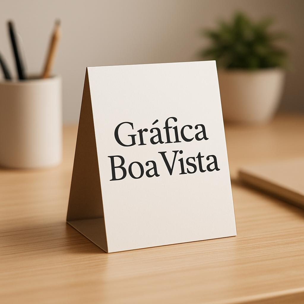 Cavalete na entrada de uma clínica, usado para orientar pacientes e destacar informações de atendimento