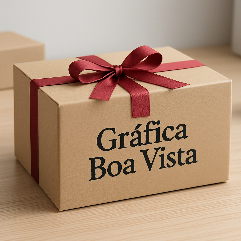 Caixas para presente elegantes em fundo limpo, mostrando embalagem premium e acabamento refinado