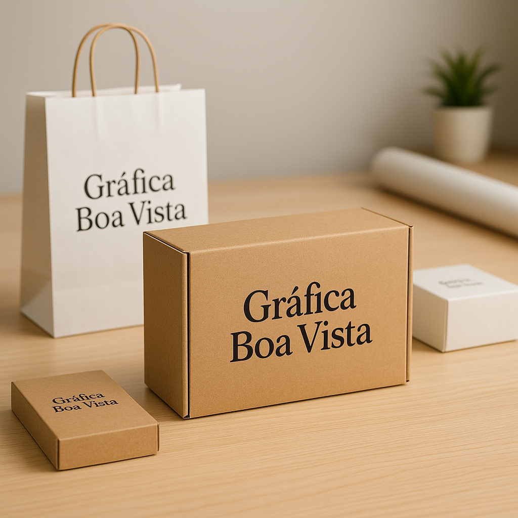Caixas personalizadas prontas em uma gráfica profissional em Curitiba