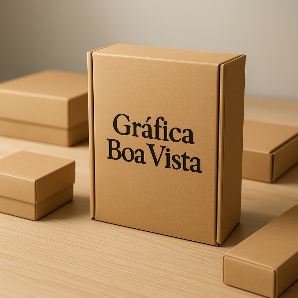 Caixas personalizadas prontas em uma gráfica profissional em Curitiba